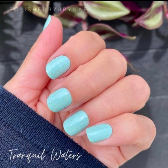 *Retired* Color Street: Tranquil Waters | Turquouse Glitter Sea Ocean Spring - Picture 9 of 16